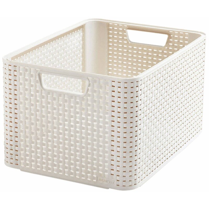 Koszyk CURVER Style Box L V2 - OWH885 Kremowy