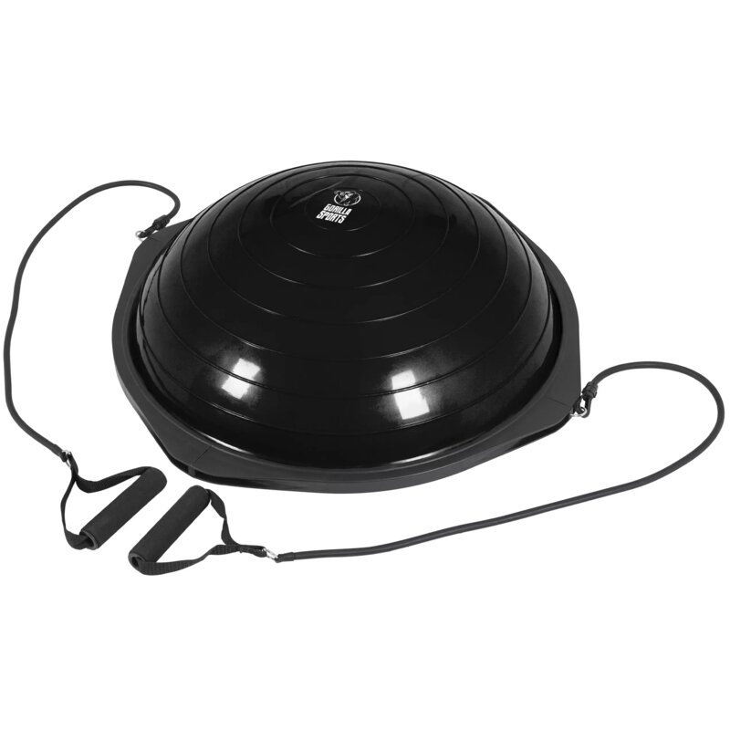Trener równowagi GORILLA SPORTS 3012 Ala Bosu Czarny