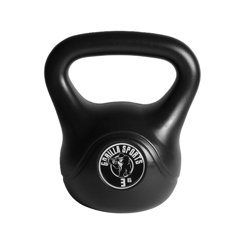Kettlebell GORILLA SPORTS 3440 (3 kg)