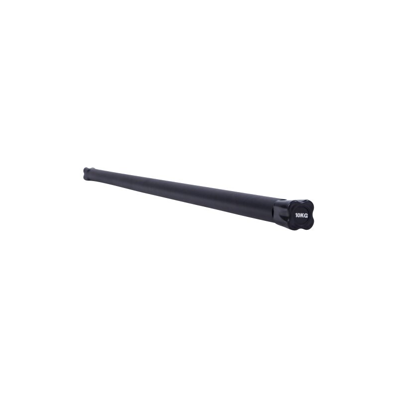 Kij fitness GORILLA SPORTS 100978-00019-0016 10kg 120 cm Czarny