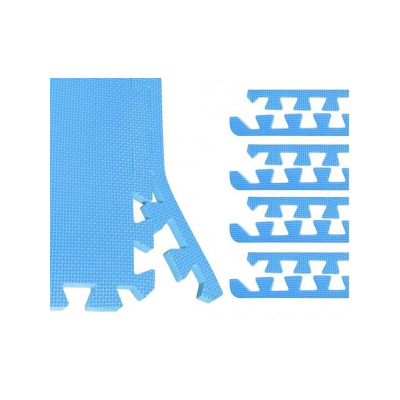 Krawędź do mat GORILLA SPORTS 3982 Niebieski (8 sztuk)