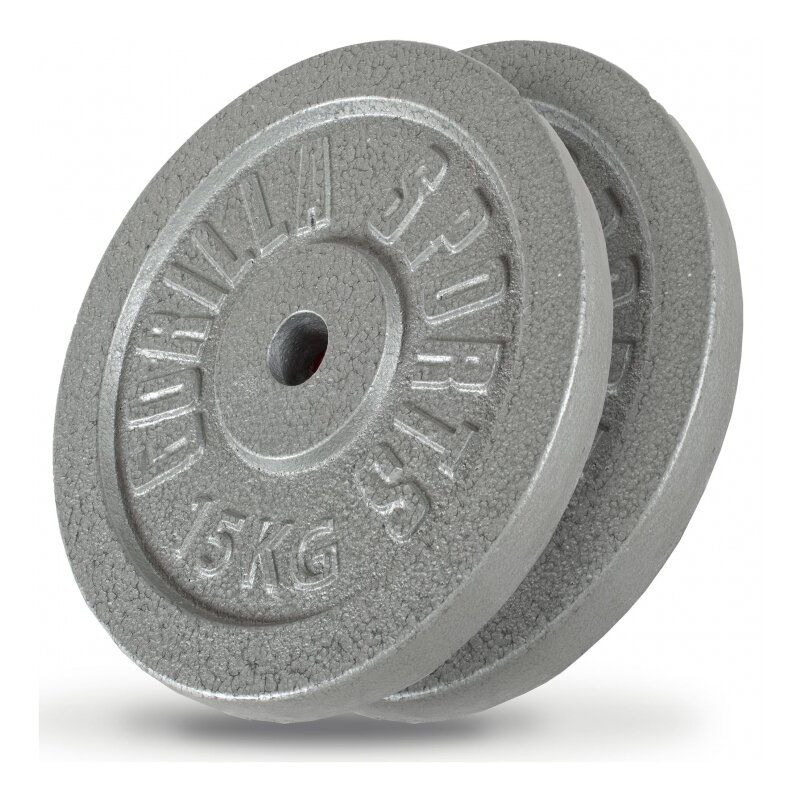 Zestaw obciążeń GORILLA SPORTS 100686-00002-0111 (2x15 kg)