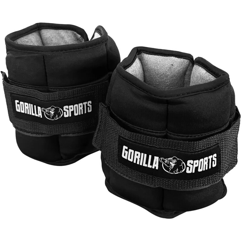 Obciążniki na ręce i kostki GORILLA SPORTS 7053 (2 x 2.25 kg) Czarny