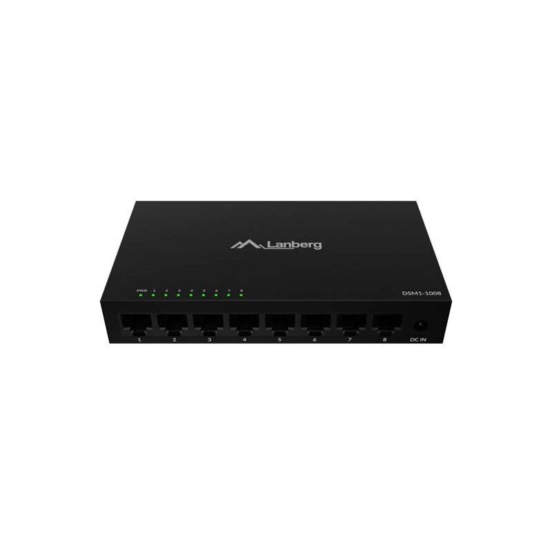 Switch LANBERG DSM1-1008 Gigabit Ethernet, 8 portów