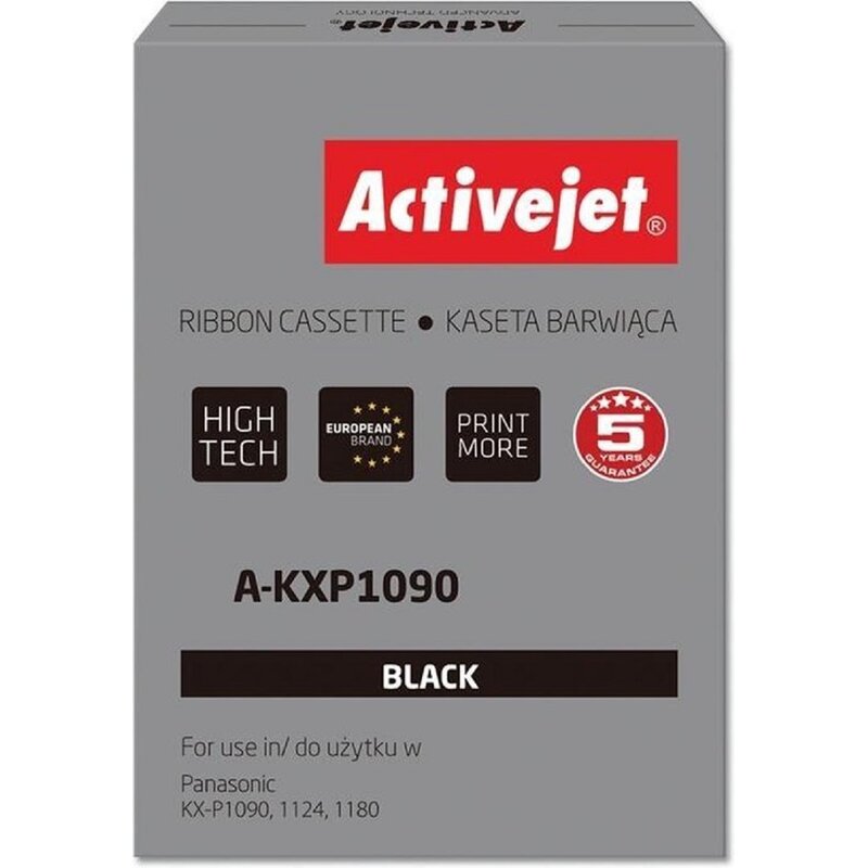 Activejet A-KXP1090 Taśma do drukarki Panasonic, Zamiennik Panasonic KX-P115; Supreme; 4000000 znaków; czarny.