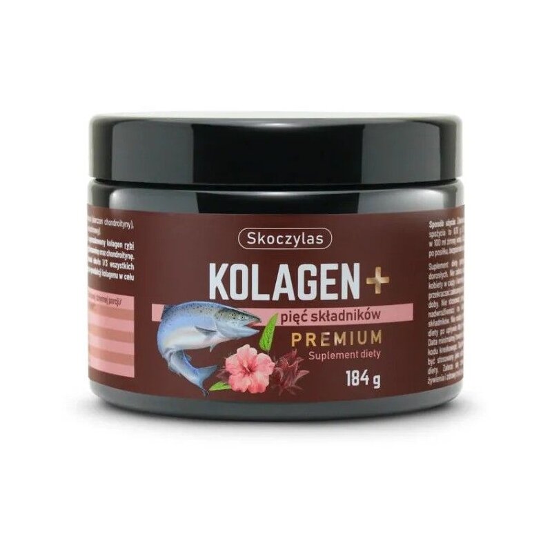 SKOCZYLAS Kolagen z łososia + pięć składników PREMIUM - 184g