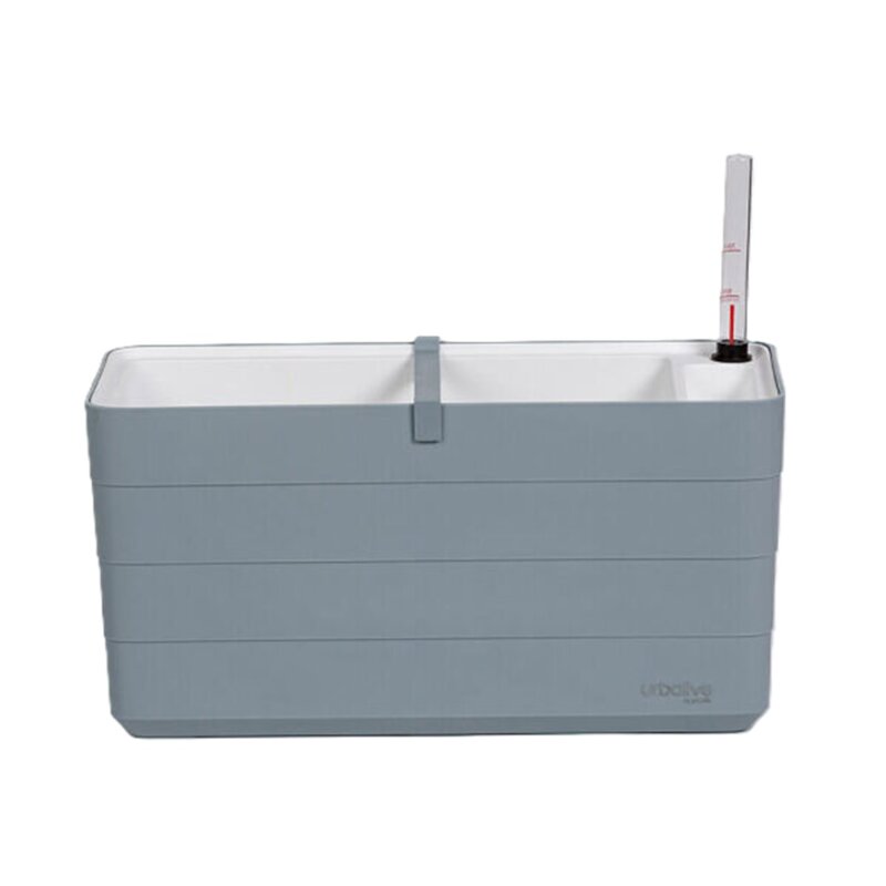 Skrzynka balkonowa samonawadniająca URBALIVE Berberis 40 (40 x 20 x 19.7 cm) 9L Błękitny