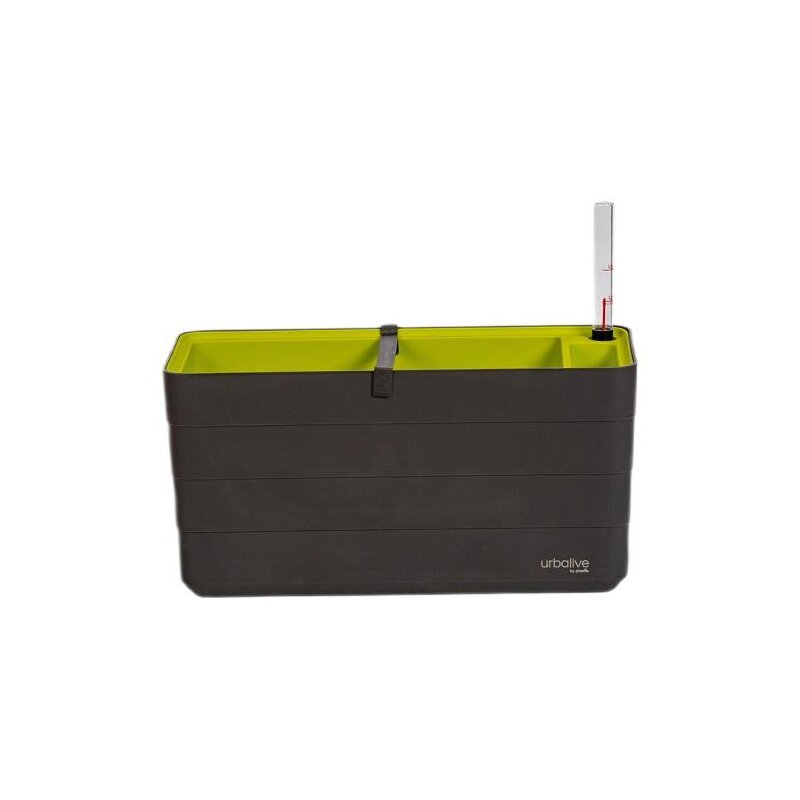 Skrzynka balkonowa samonawadniająca URBALIVE Berberis 40 (40 x 20 x 19.7 cm) 9L Antracytowo-zielony