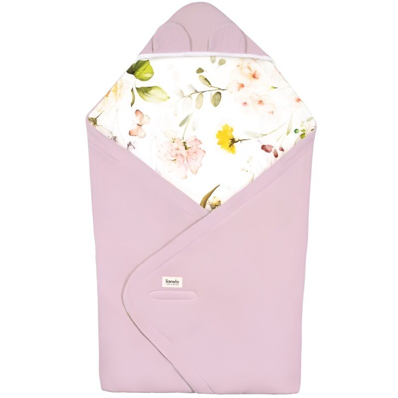 Kocyk LIONELO Travel Swaddle Blanke Różowy