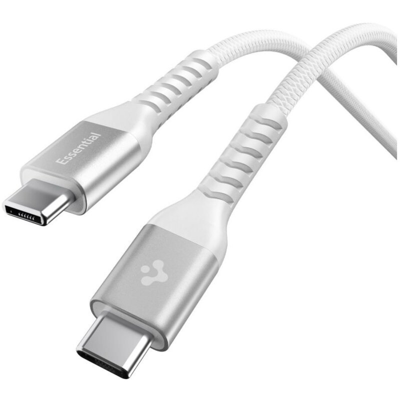 Kabel USB-C - USB-C SPIGEN EB10010CCA Essential 100W 1 m Biały