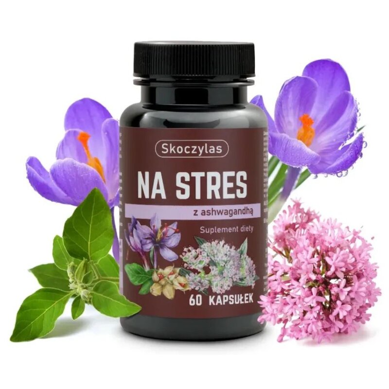 Adaptogen SKOCZYLAS Na stres z Ashwagandhą (60 kapsułek)
