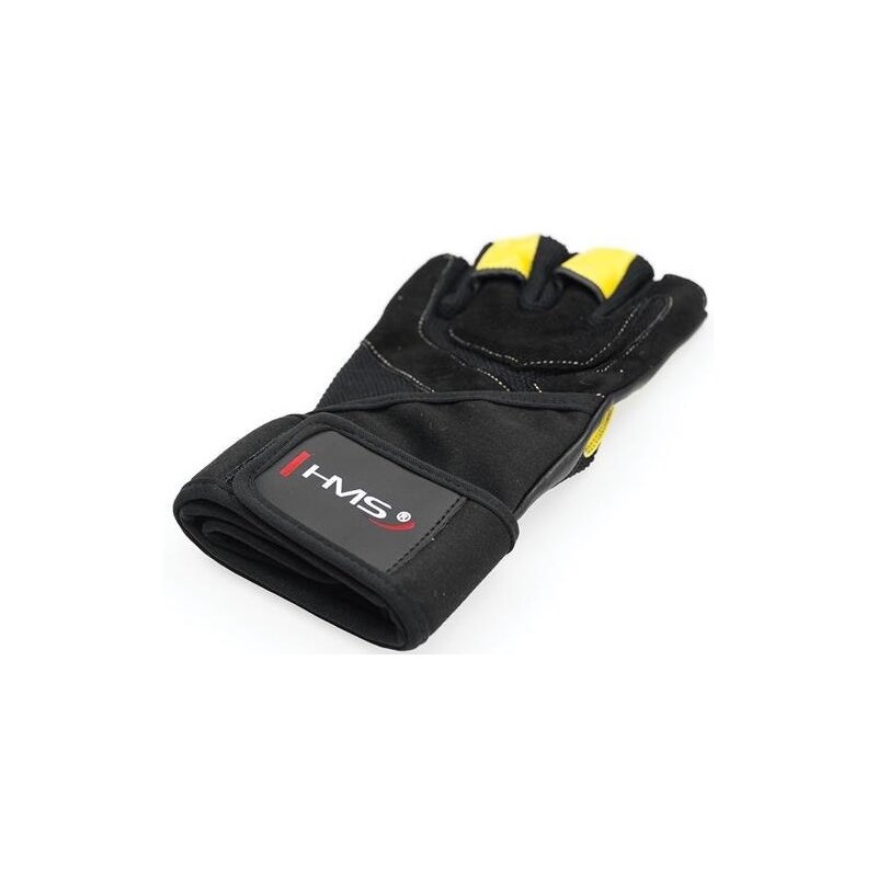 Rękawice fitness HMS RST01 (rozmiar M) Czarno-żółty
