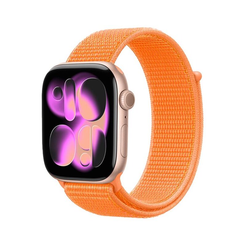 Pasek CRONG Nylon do Apple Watch do koperty 38/40/41/42mm Pomarańczowy