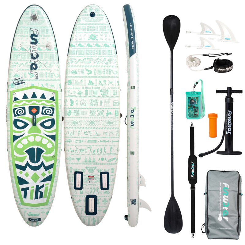 Deska SUP FUNWATER SUPFW05D Zielony