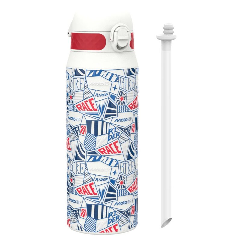Butelka termiczna ION8 MotoGP Biało-niebieska 750 ml