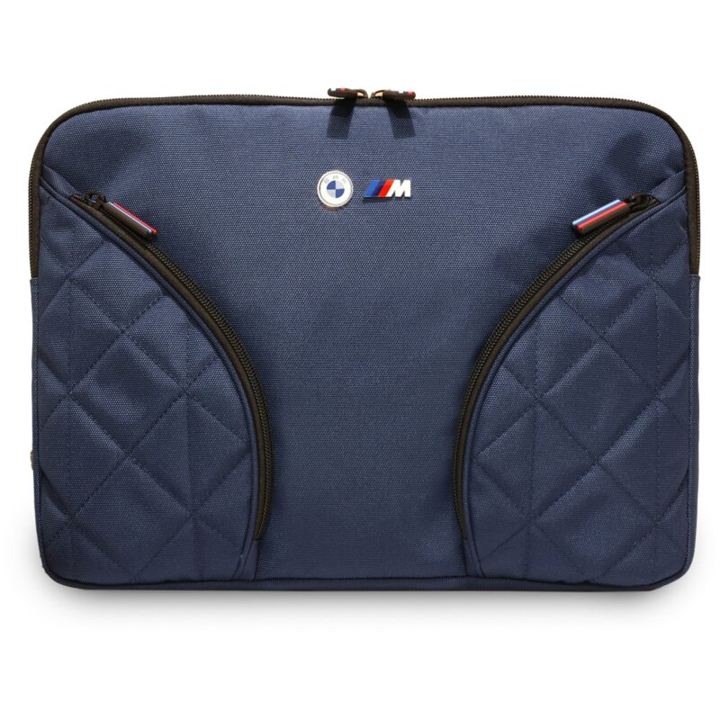 Etui na laptopa BMW Nylon Pockets&Metal 14 cali Granatowy