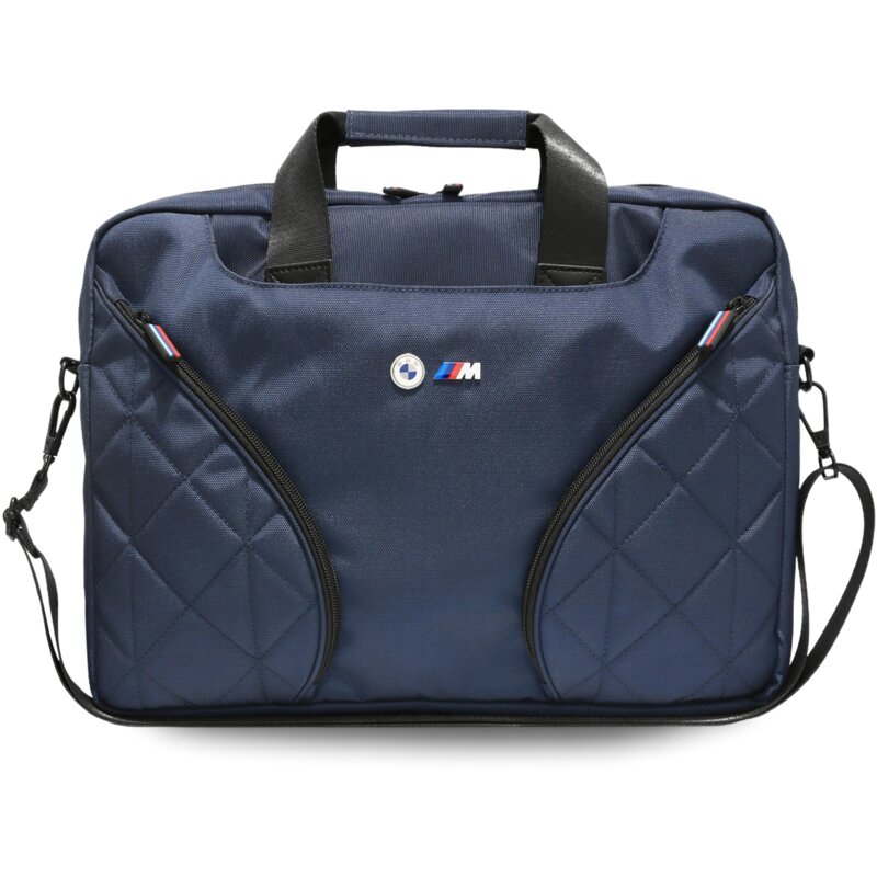 Torba na laptopa BMW Nylon Pockets&Metal 16 cali Granatowy