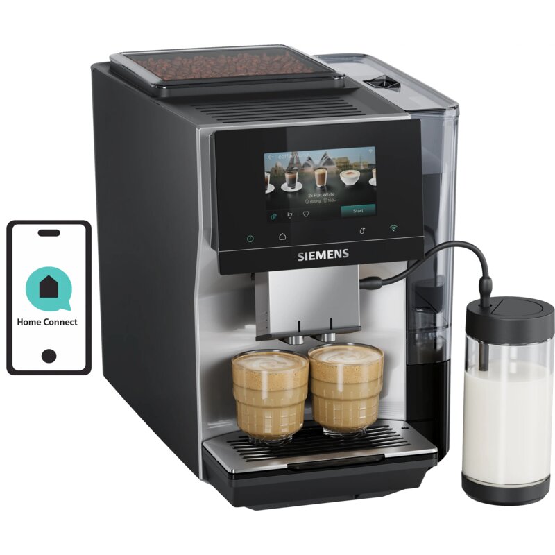 Ekspres SIEMENS EQ.700 TP725EM7 (Cold Brew) sterowanie przez aplikacje HomeConnect z filtrem