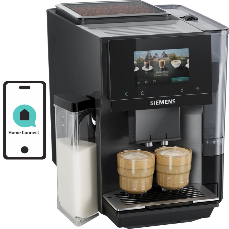 Ekspres SIEMENS EQ.700 TQ727E05 (Cold Brew) sterowanie przez aplikacje HomeConnect z filtrem