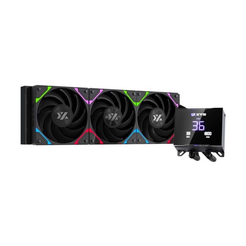 Chłodzenie wodne XYZ HydroTemp 360 ARGB Czarny