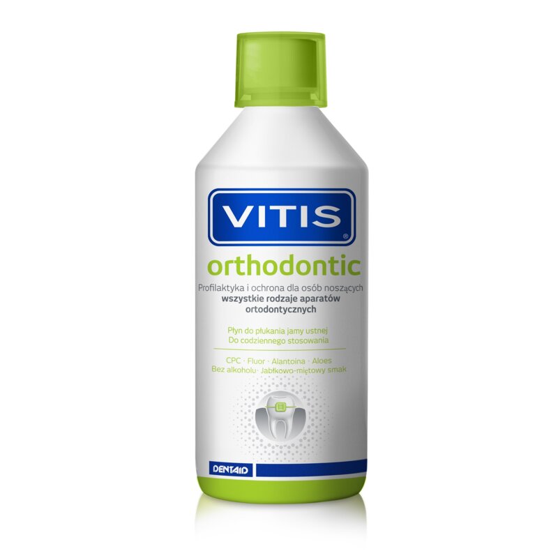 Płyn do płukania jamy ustnej VITIS Orthodontic 500 ml