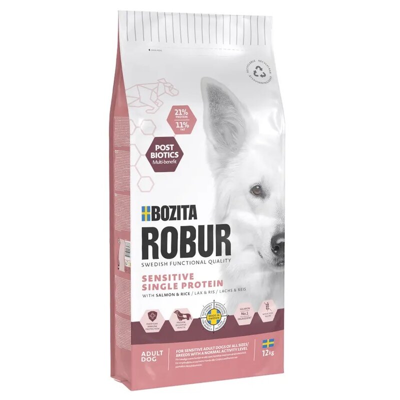 Bozita Robur Sensitive Single Protein Salmon Karma dla psów wrażliwych 12kg