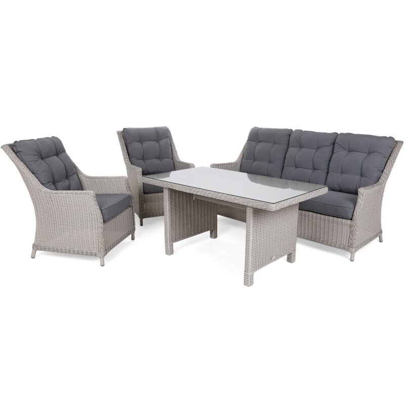 Zestaw mebli ogrodowych HOME & GARDEN Alicante 280504 Szary