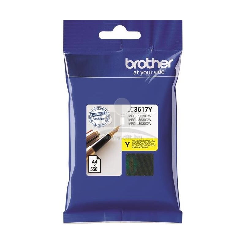 Tusz Brother LC3617Y yellow | 550str | MFC-J2330DW / MFC-J3530DW / MFC-J3930DW