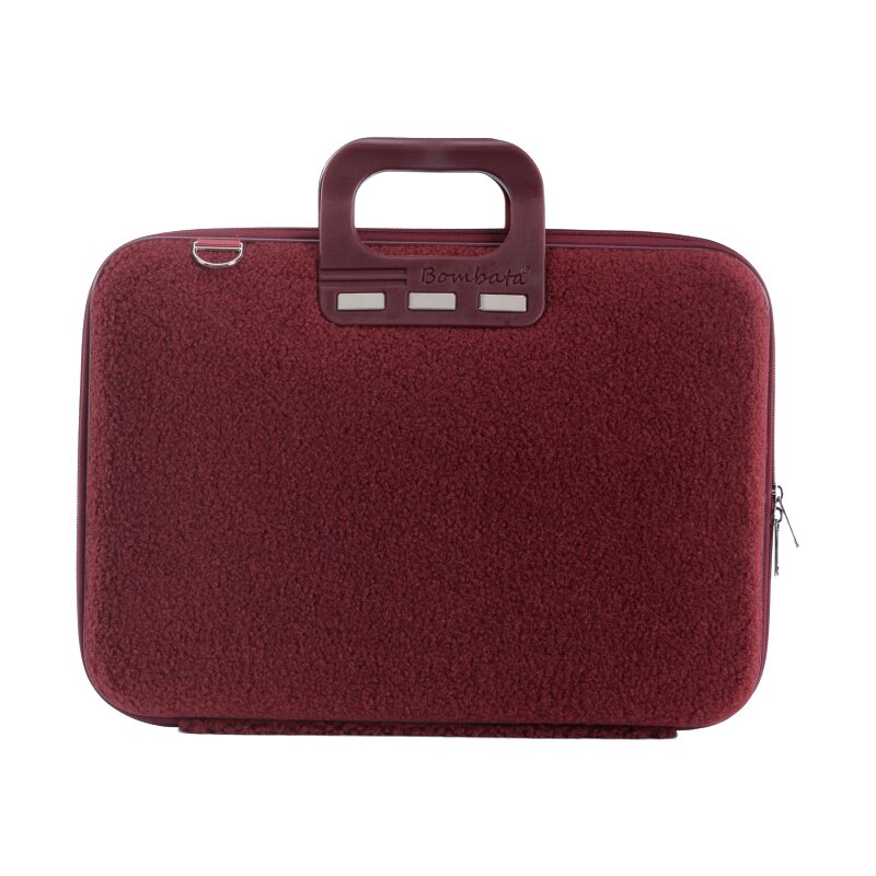 Torba na laptopa BOMBATA Teddy 15-16 cali Wiśniowy