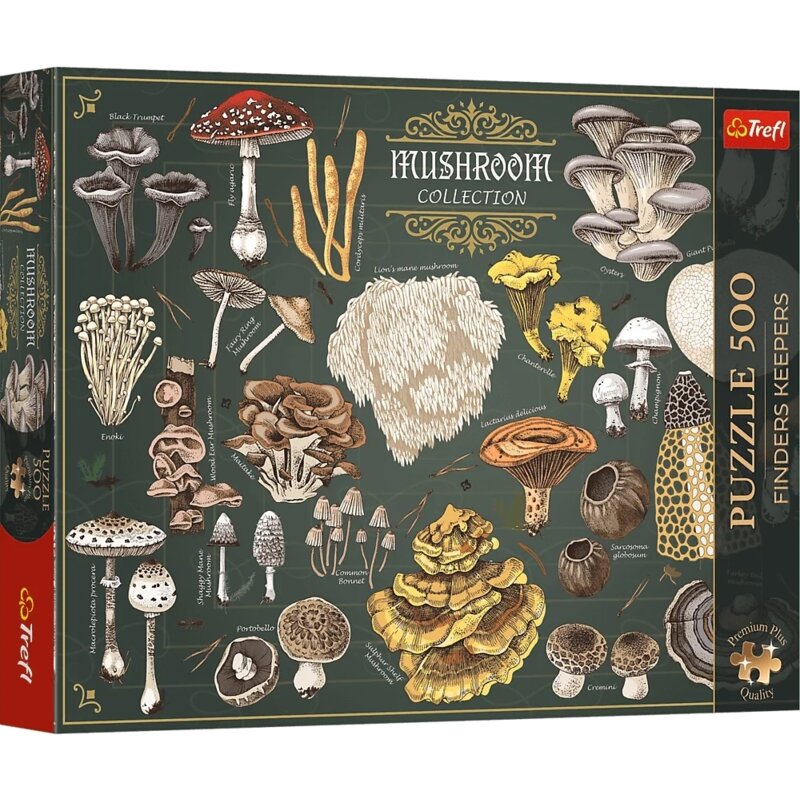 Puzzle TREFL Finders Keepers Grzyby 37608 (500 elementów)
