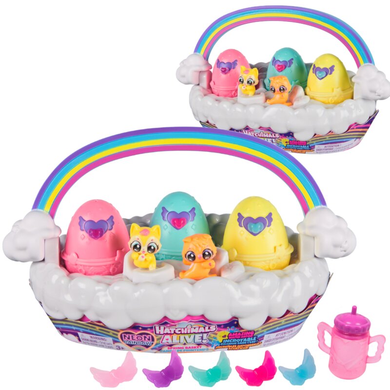 Zestaw figurek SPIN MASTER Hatchimals Alive Wiosenny koszyk 6072741