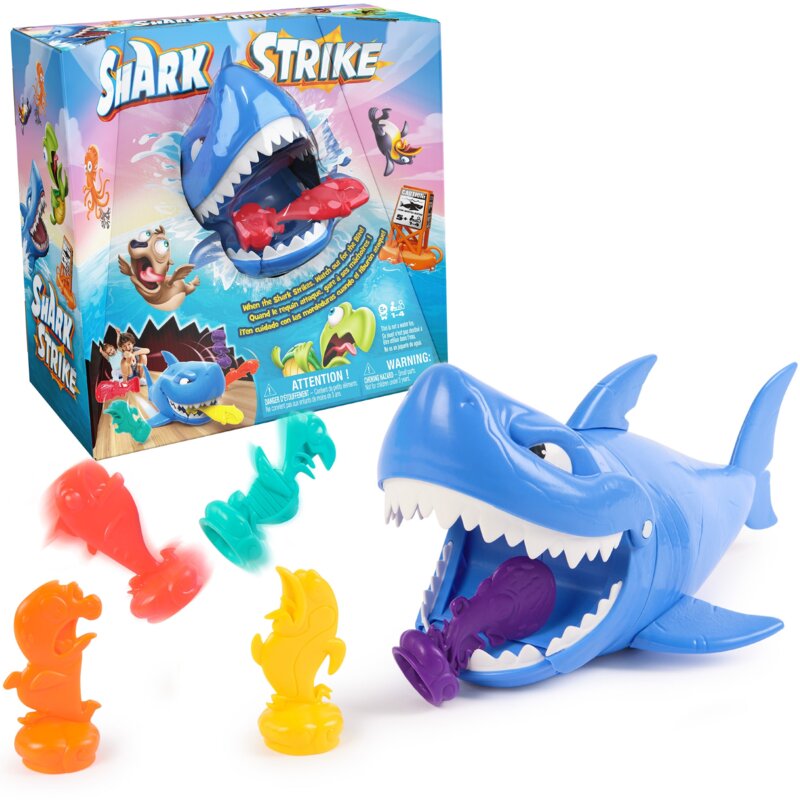 Gra zręcznościowa SPIN MASTER Shark Strike Kręgle z rekinem 6073944
