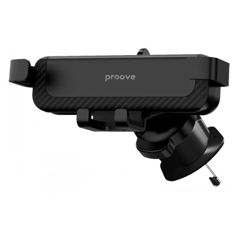 Uchwyt na telefon i smartfon PROOVE Gravity Pro Czarny uchwyt samochodowy na kratkę nawiewu