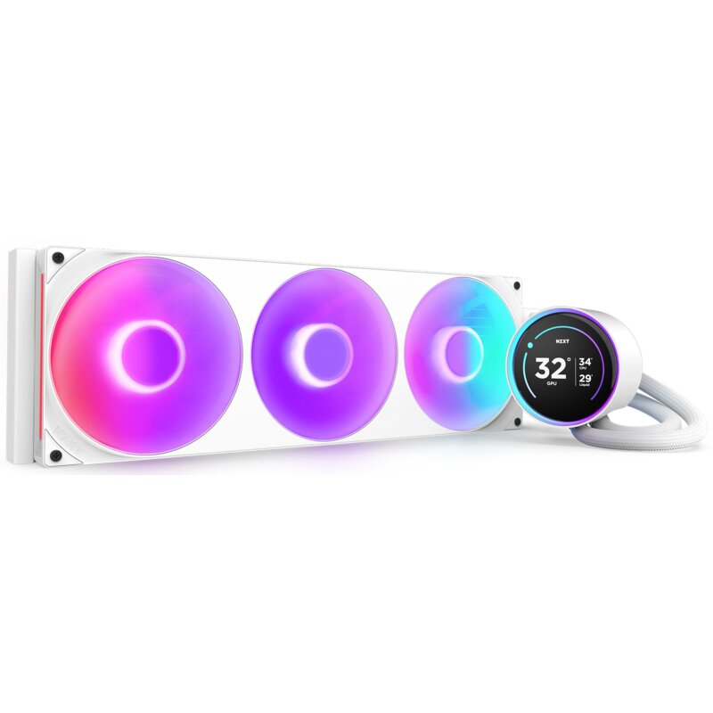 Chłodzenie wodne NZXT Kraken Elite 420 RGB Biały