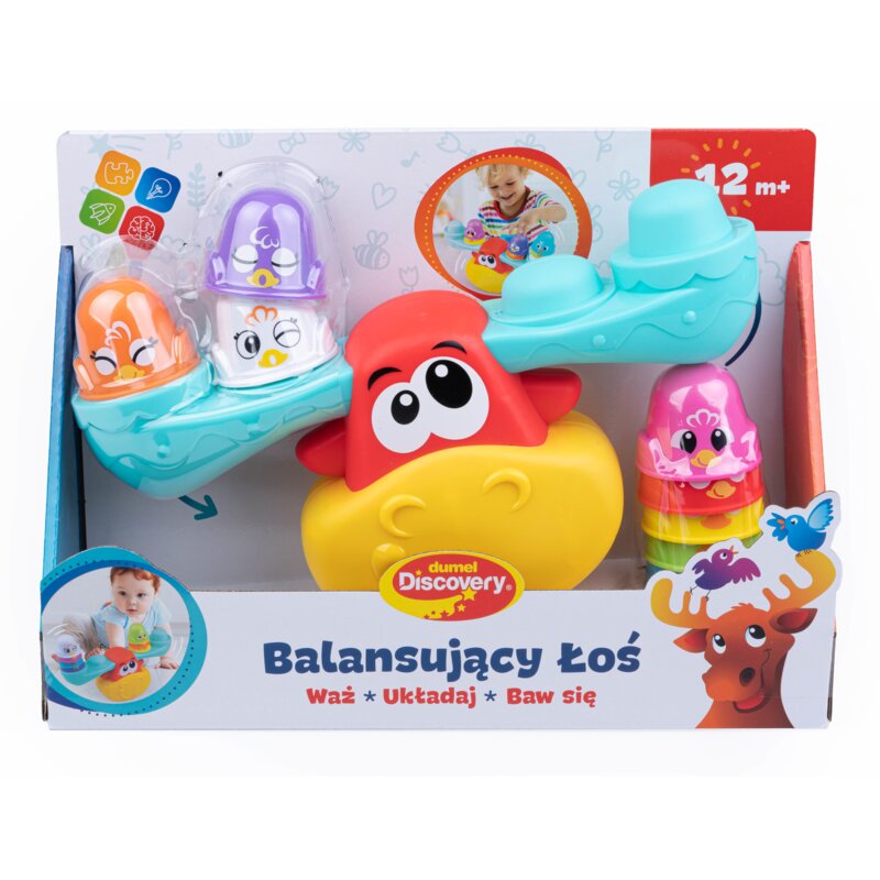 Zabawka edukacyjna DUMEL Kreatywna Balansujący Łoś DD 45530