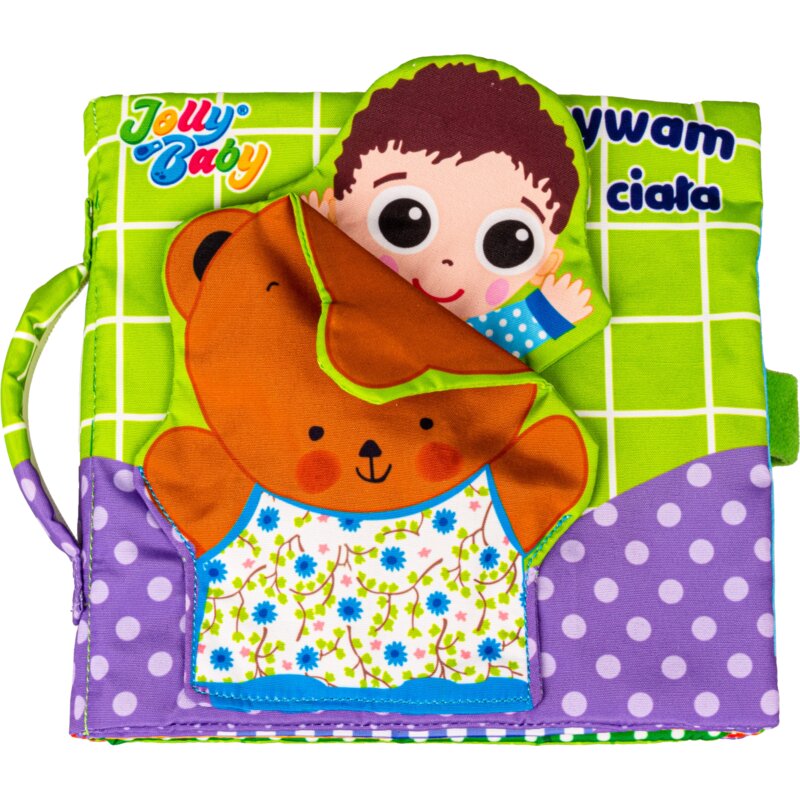 Zabawka JOLLYBABY Książeczka Odkrywamy Części Ciała JB 80462(1)
