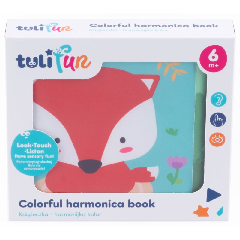 Zabawka TULIFUN Książeczka Harmonijka Kolor