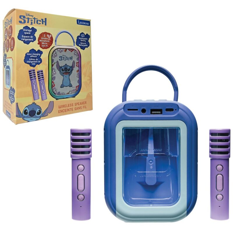 Zabawka głośnik mobilny LEXIBOOK Disney Stitch BTC030D