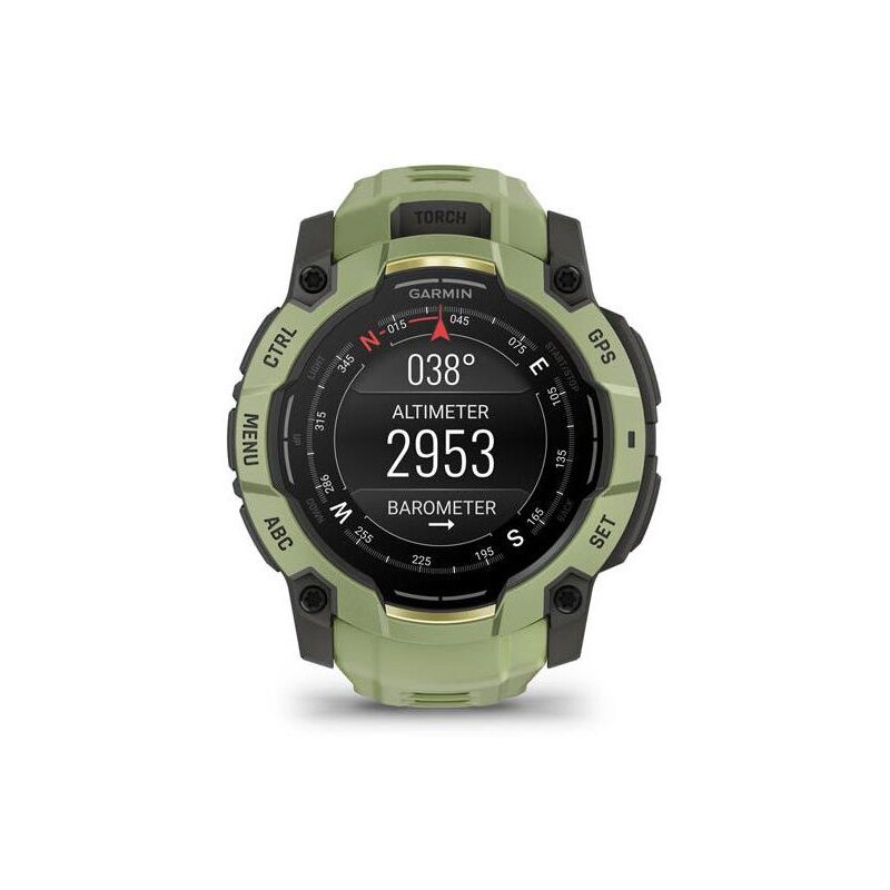 Smartwatch GARMIN Instinct 3 50mm AMOLED Zielono-czarny 010-03020-02