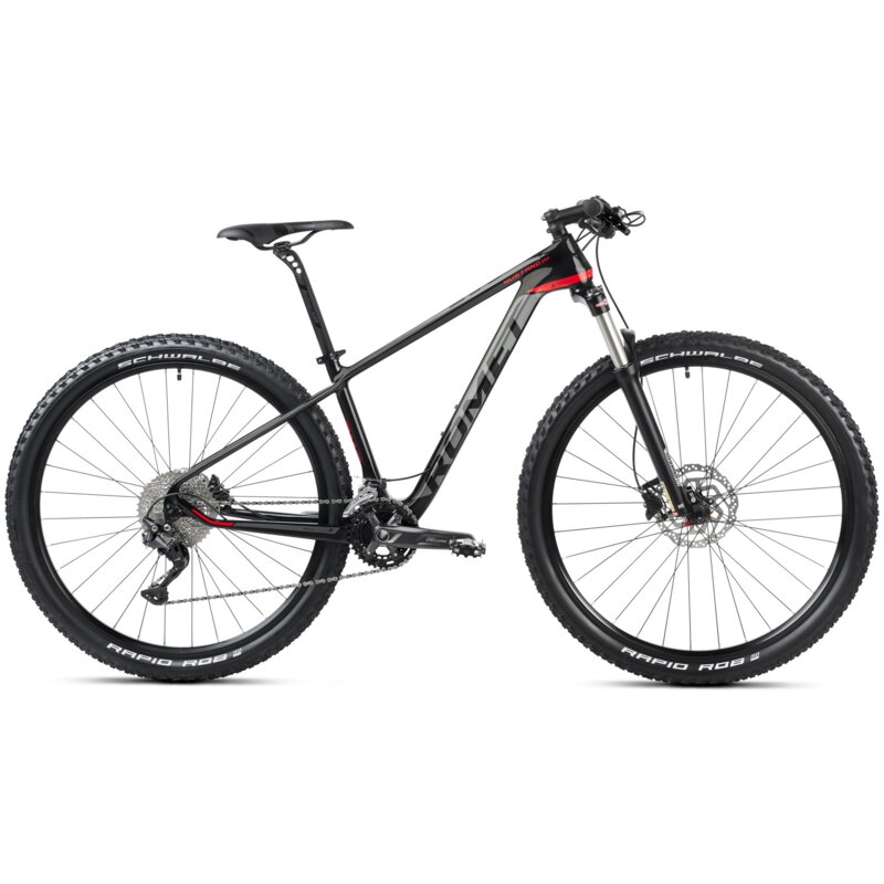 Rower górski MTB ROMET Mustang Evo 1 U15 29 cali Czarno-czerwony