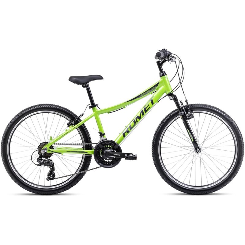 Rower młodzieżowy ROMET Rambler Jr 24130731-B 24 cale dla chłopca Zielono-grafitowy