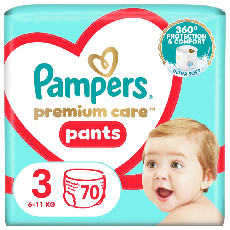 Pieluchomajtki PAMPERS Pants Premium Care 3 (70 szt.)