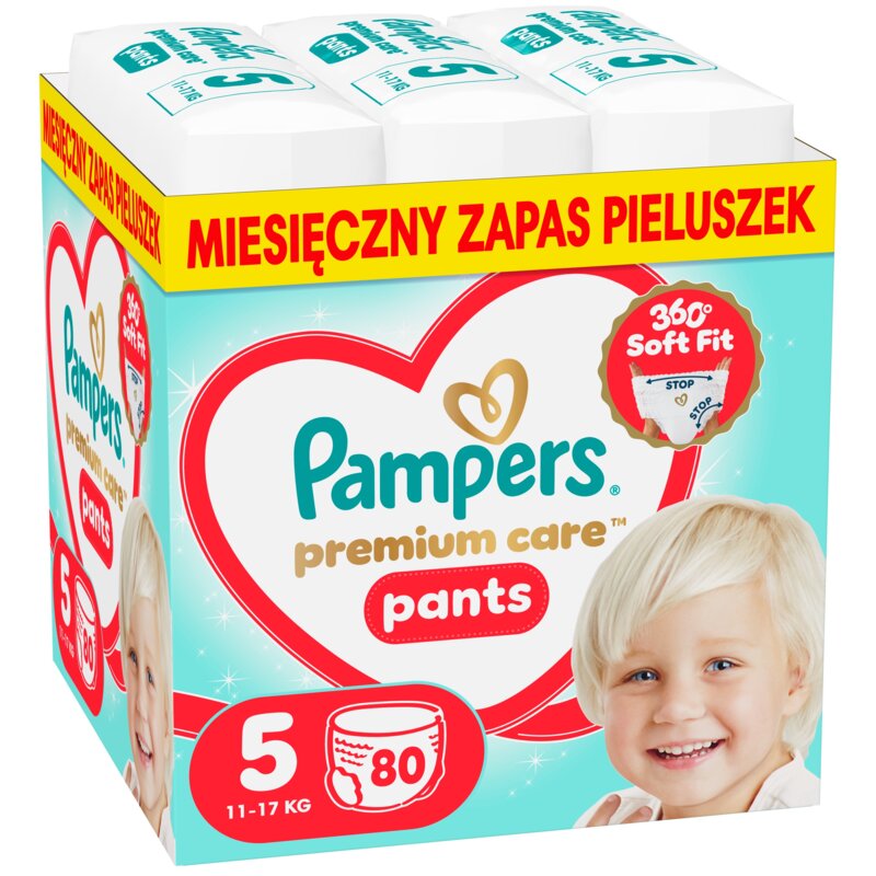 Pieluchomajtki PAMPERS Pants Premium Care 5 (80 szt.)