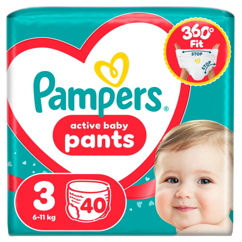 Pieluchomajtki PAMPERS Pants 3 (40 szt.)
