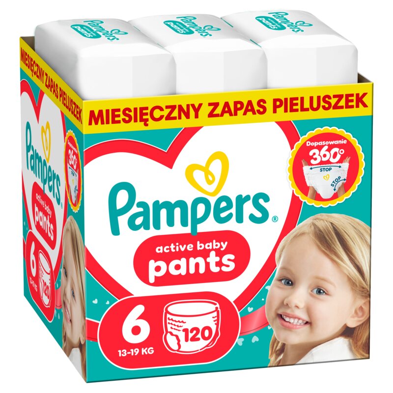 Pieluchomajtki PAMPERS Pants 6 (120 szt.)