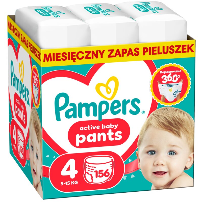 Pieluchomajtki PAMPERS Pants 4 (156 szt.)