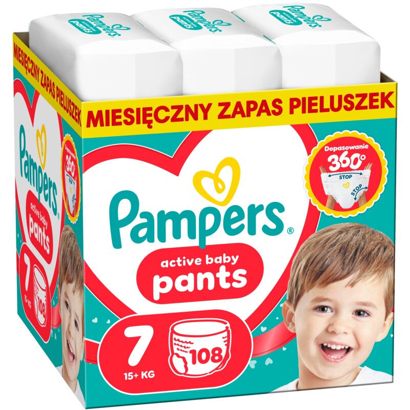 Pieluchomajtki PAMPERS Pants 7 (108 szt.)