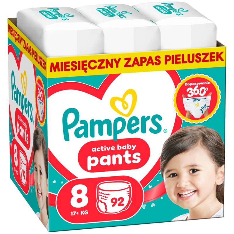 Pieluchomajtki PAMPERS Pants 8 (92 szt.)