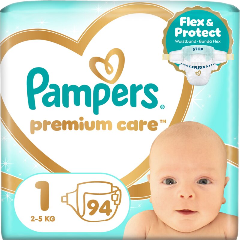 Pieluchy PAMPERS Premium Care 1 (94 szt.)