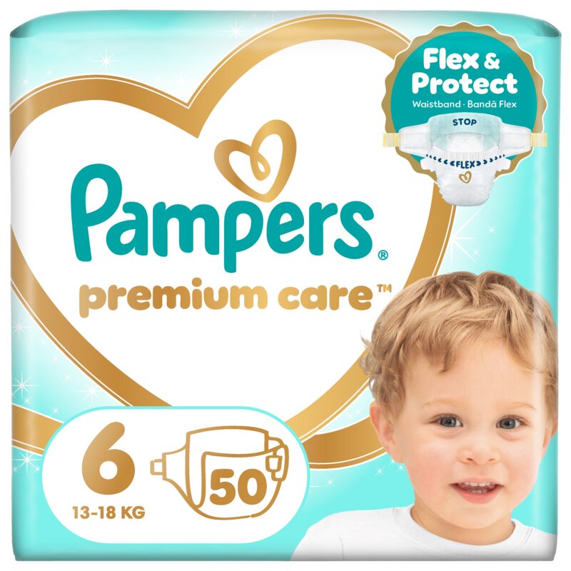 Pieluchy PAMPERS Premium Care 6 (50 szt.)